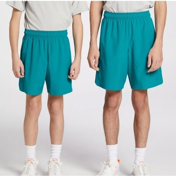 DSG || NWT Dick Sports Teal Motif Mesh Training Boys' Woven Loose Fit Shorts L - Picture 4 of 4